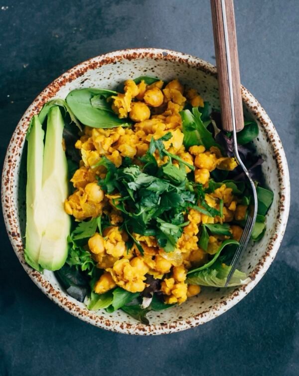 SAVE THE “EGG” CHICKPEA SALAD (V)(GF)