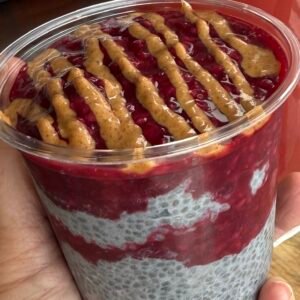 PB & J CHIA PUDDING (V)(GF)
