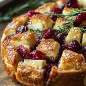 XL PULL APART CRANBERRY BRIE SOURDOUGH FOR THANKSGIVING