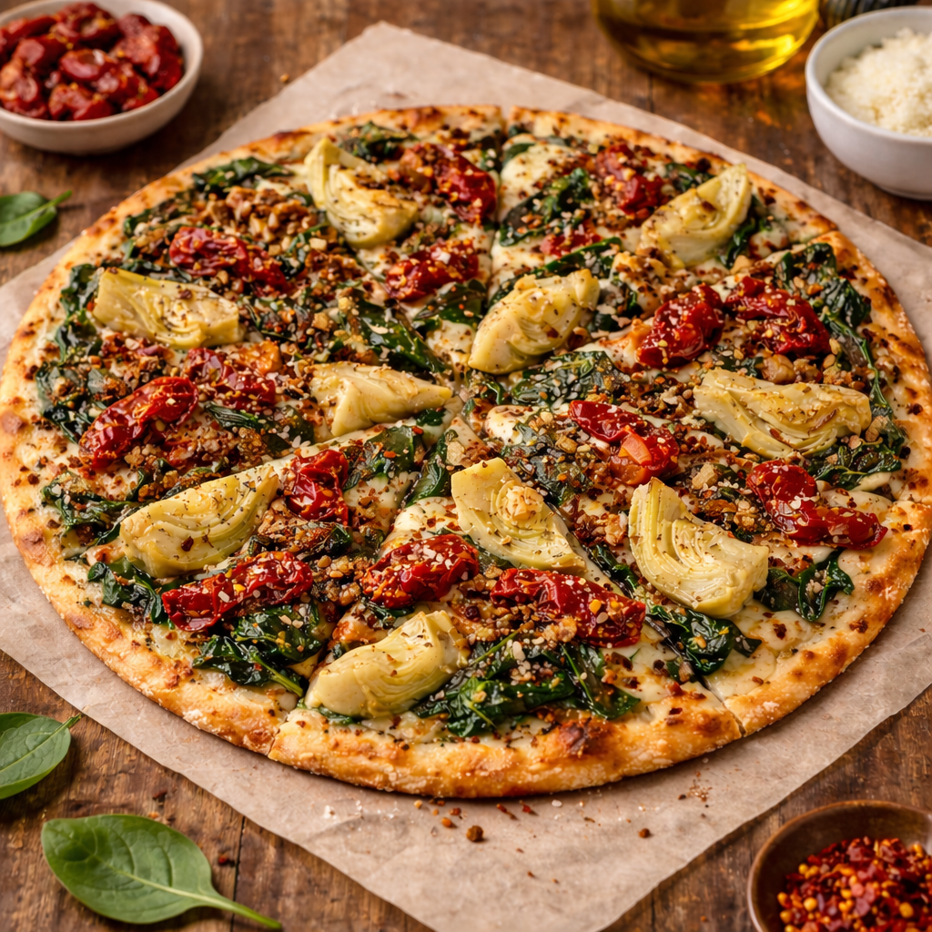 14” VEGGIE PIZZA (V)(GF)