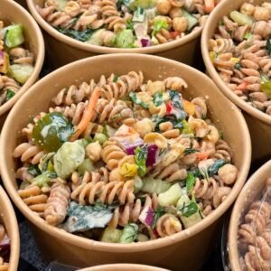 PICKLE PASTA SALAD (V)(GF)